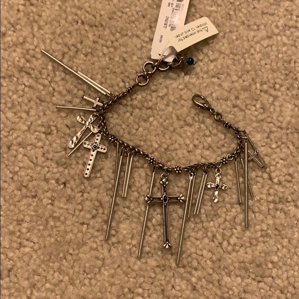 Lucky Brand Cross Charm Bracelet -NWT - Picture 3 of 5